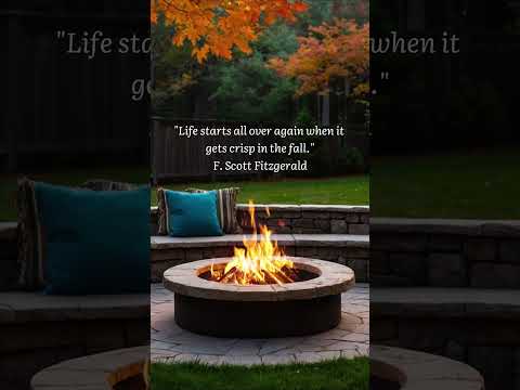 Craving delicious fall vibes. 🍂🔥#fire #fireplace #outdoors #autumn #fall   #melody #relax #fyp