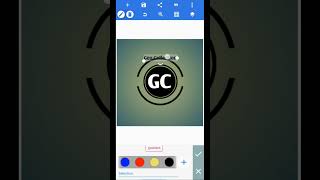 GC logo design in pixelLab for business logo design #graphicdesign #learnlogodesign #graphicstyle