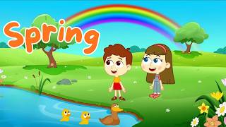 I Love Spring Song | Cartoon song about Spring | Funny Frog
