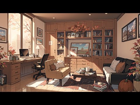 Mindful Workstation 📖 Lofi Study Room Melodies 🌙 Homework Harmony Radio / beats to relax / chill hop