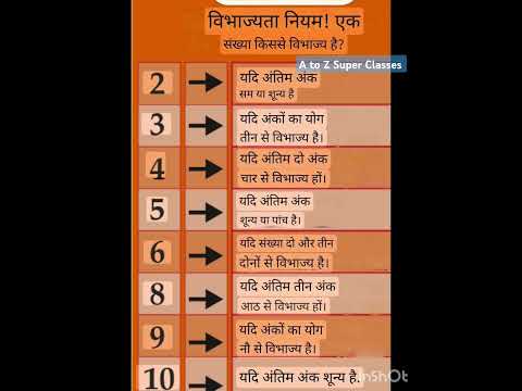 Divisibility rules/विभाज्यता नियम#mathematics #gk #song #viralsong #ssc #upscmaths #trending #