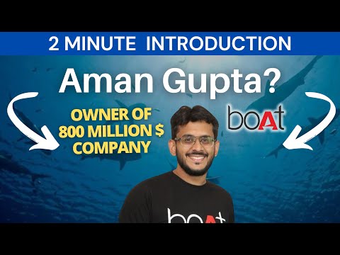 Aman Gupta Founder Of Boat | 2 Minute Introduction | Success Story