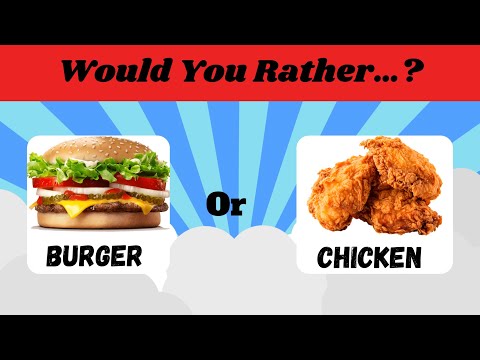 Would You Rather…? (Fast Food Edition)|Food Quiz