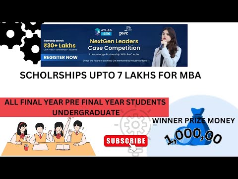 MBA SCHOLRSHIP||ATLAS PwC NextGen Leaders Case Competition ALL U NEED TO KNOW