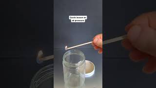 #ScienceMagic #AirPressure101 #ScienceExplained #PhysicsMagic  #PhysicsLesson #shorts