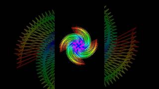 Flower 🌸 pattern animation using python turtle graphics #coding #pythonturtle #python #shorts #short