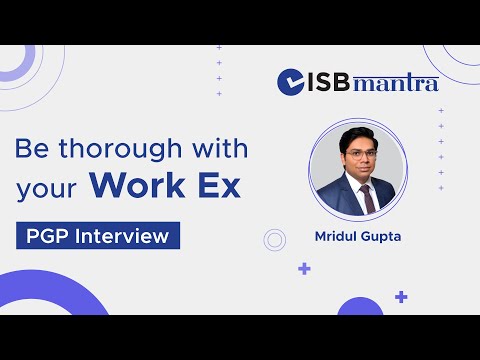 Questions asked in an ISB PGP Interview