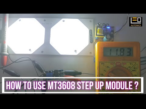 How to use MT3608 step up module?
