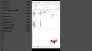 GRADE SYSTEM USING IF FUNCTION #IF #GRADE #excelfunctions