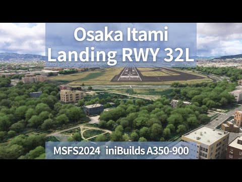 Landing at Osaka Itami | MSFS 2024 A350-900 | Japan Airlines JL117 | Real Flight Recreation