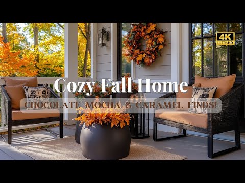 🍁Cozy Fall Home Makeover : Warm Chocolate, Mocha & Caramel Decor Finds on Amazon