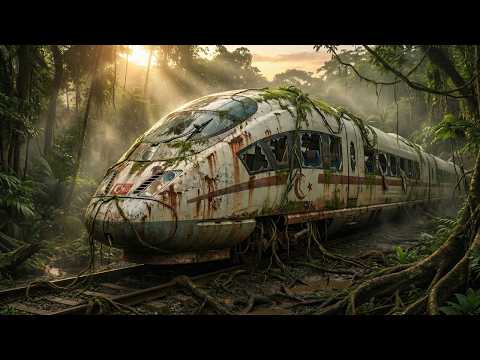 Forgotten Turkish YHT High-Speed Train Found in Jungle – Ultimate Restoration ASMR