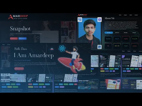 Next-Level Modern Portfolio Website with React.js and TypeScript