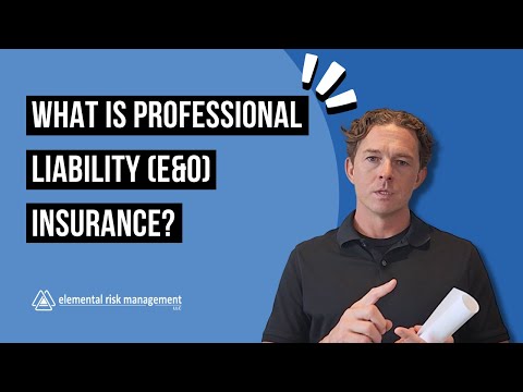 What is Professional Liability (E&O) Insurance? | Elemental Risk Management