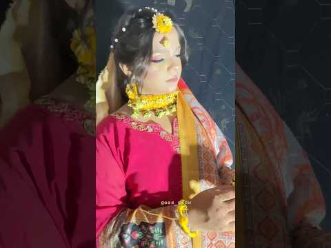 Haldi/Mehndi Makeup Tutorial |#affordablemakeup #longlastingmakeup