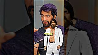 Akshay oberoi talking about rocking star yash 🫣 || Toxic movie || @The_MotorMouth || #shorts