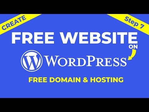 How to Create a WordPress Website for Free Step 7