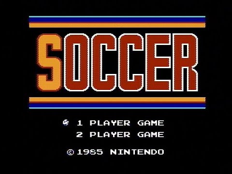 nes soccer gameplay