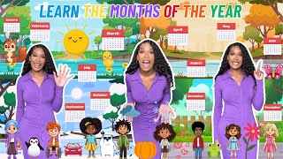 Months Of The Year | Learning with Ms Houston| Kid Songs