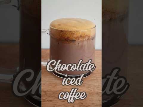 Chocolate Iced coffee . #shorts