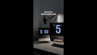 Day in the life as a computer science student #university #student #studygram #study