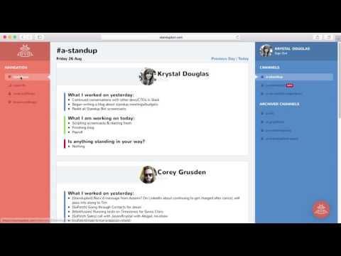 Standup Bot How To: Vacation Me