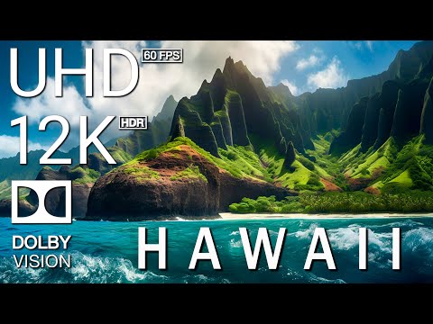 HAWAII - Scenic Relaxation Film With Inspiring Cinematic Music - 8K (60fps) Video Ultra HD
