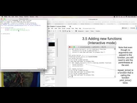 Add New Functions Interactive mode