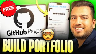How to Make a free Portfolio website in under 10 mins! - With GitHub Pages (2025)