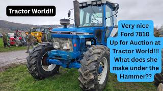 Ford 7810 at Tractor world up for auction, What will it make, Check out the video to see!!