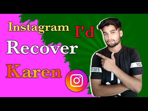 How To Recover Instagram Id || इनस्टग्राम आईडी रिकवर केसे करें 😲 100% Full Watch Video