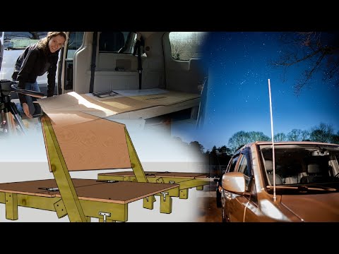 Building My Minivan Camper Bed Frame