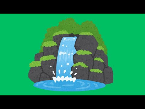 River water flow Animation l Green Screen video
