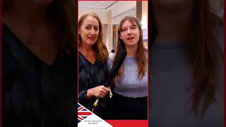 Meet Fiala Klimowski, accompanied by her mother Karen, who attended the UK University Fair in Delhi
