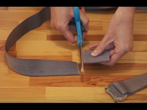 How to Trim the Webbing on Your Klik Belt