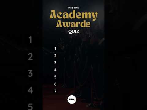 🎥 How Much Do You Know About the Academy Awards? 🏆 Take the Quiz!  #youtubeshorts #quiz