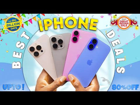 BBD SALE 2025 🔥| All iPhones Price in Flipkart Big Billion Days 2025 | Flipkart BBD & Amazon Sale 📉