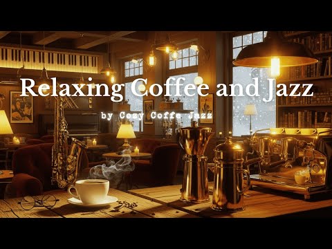 Smooth Jazz Coffee Shop ☕ Relaxing Piano Music for Productivity, Focus & Deep Sleep