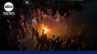 Iran protests continues as Trump renews warning of possible US intervention