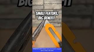 Small Feature, Big Benefit – Learn to Use the Built-in Cutter Snapper Safely