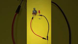 Easiest way to control led brightness with variable resistor #rheostat #resistance  #potentiometer