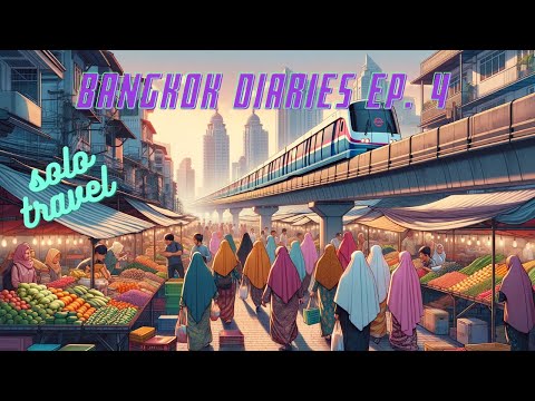 Late Thai dinner, waking up to the city, exploring a market - Bangkok Diaries Ep. 4