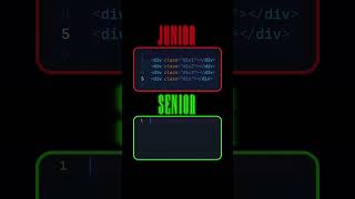 Junior vs Senior Front End web developer