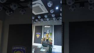 From Office to ⚽FFICE! The Ultimate Workspace Transformation! | #ChennaiyinFC