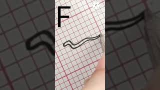 In Egyptian Hieroglyphics Letter F | #shorts | How to Write