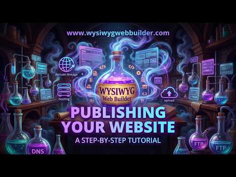 WYSIWYG Web Builder Hands-On Tutorial | Publish Your Website