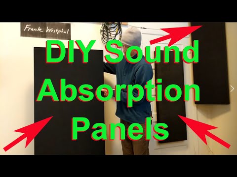 How To Build Your Own Sound Absorption Panels - Audio Recording, Home Theatre, Live Streaming...etc.