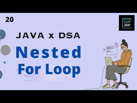 nested for loop in java | @Codademy #javawithdsa #java #dsa #bengali