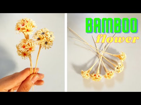 Flower making easy || Bamboo stick craft ideas