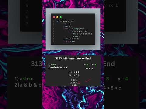 Leetcode 3133 Solution Explained! 💻 #codingtips  #shorts